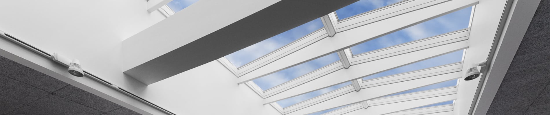 VELUX Modular Skylight – Sattel-Träger Lichtband 5° VELUX Modular Skylight - Sattel-Lichtband 5° mit Träger