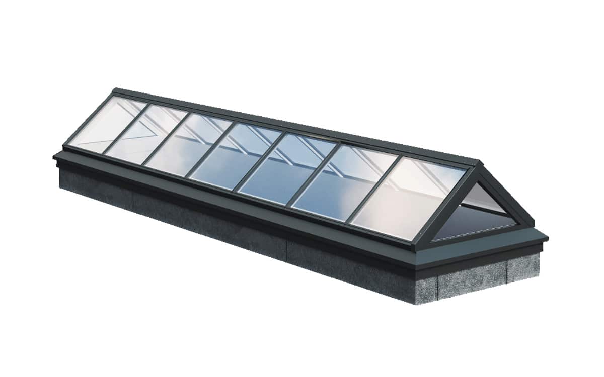 Rendering dual pitched rooflight