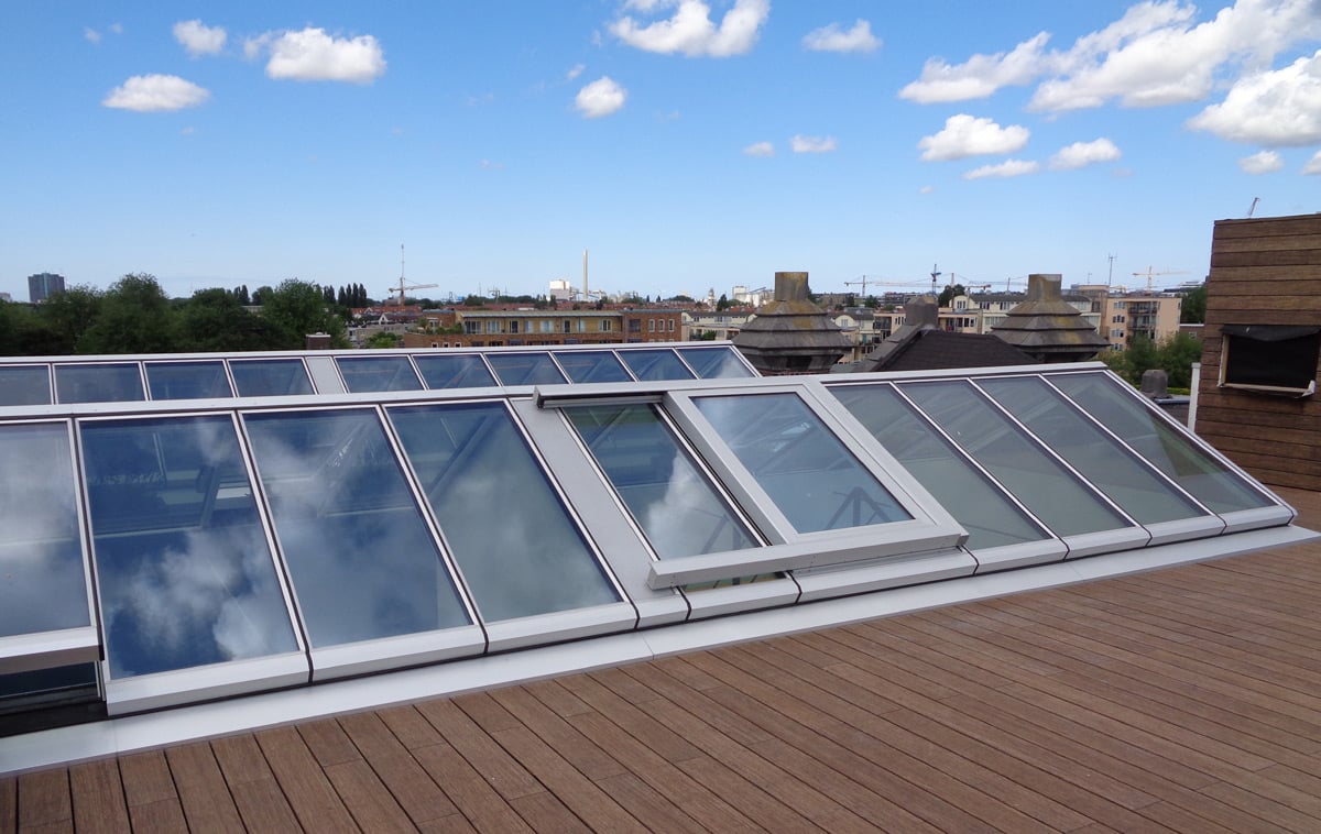 Dachschiebefenster im Satteldach