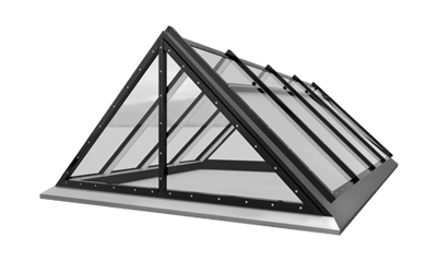 Fire-resistant pitched roof