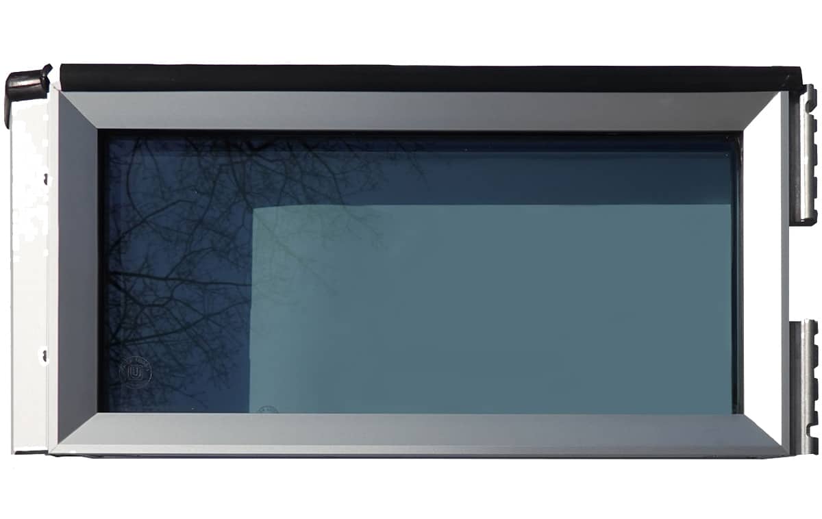 Window module sample with ESG solar control glass