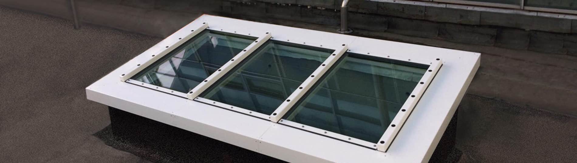 Fire safety monopitch rooflight 