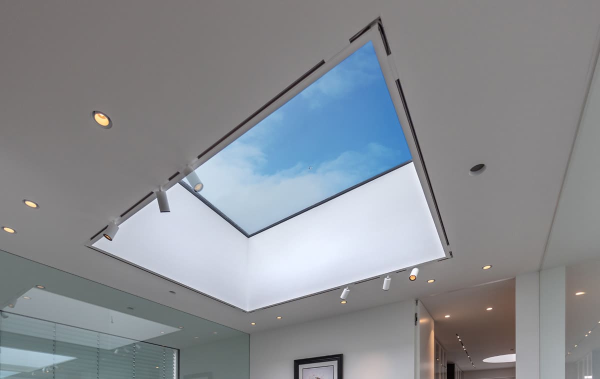 SkyVision FIXED: Festverglastes Oberlicht mit Blick in den Himmel