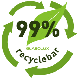 GLASOLUX Dachverglasungen sind zu 99% recyclebar.