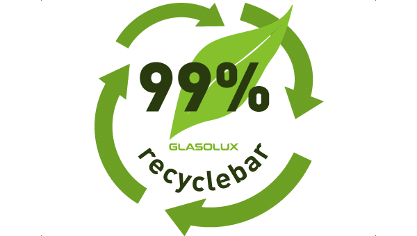 GLASOLUX Dachfenster sind zu 99% recyclebar