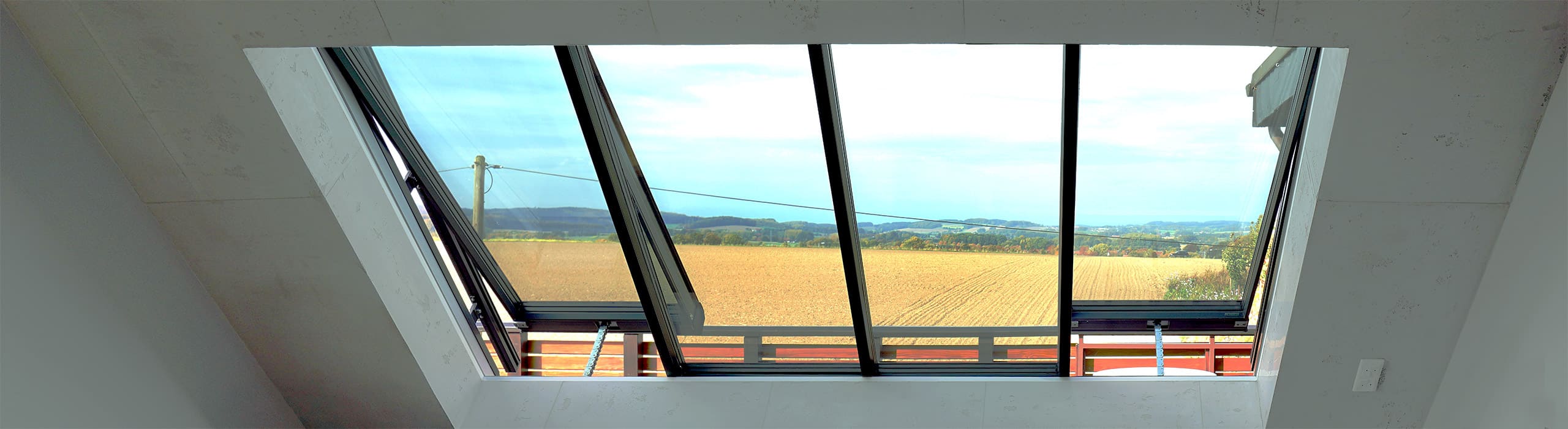 Panoramafenster im Bestandsbau. Eine Förderung durch die BAFA ist möglich