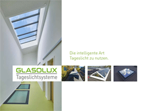 Vorschaubild der GLASOLUX Imagebroschüre. Stand 09/2025