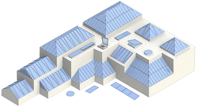 ImageMap Grafik Dachverglasungen Industrie